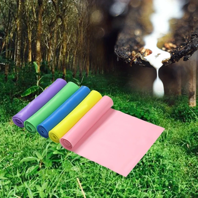 

1800mmX150mm Colorful Yoga Resistance Bands Wholesale Elastic Bands TPE Resistance Yoga Band, Mix color