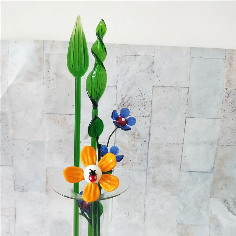 Handmade Art Murano Glass Flower Decoration Buy Glass Flower,Art