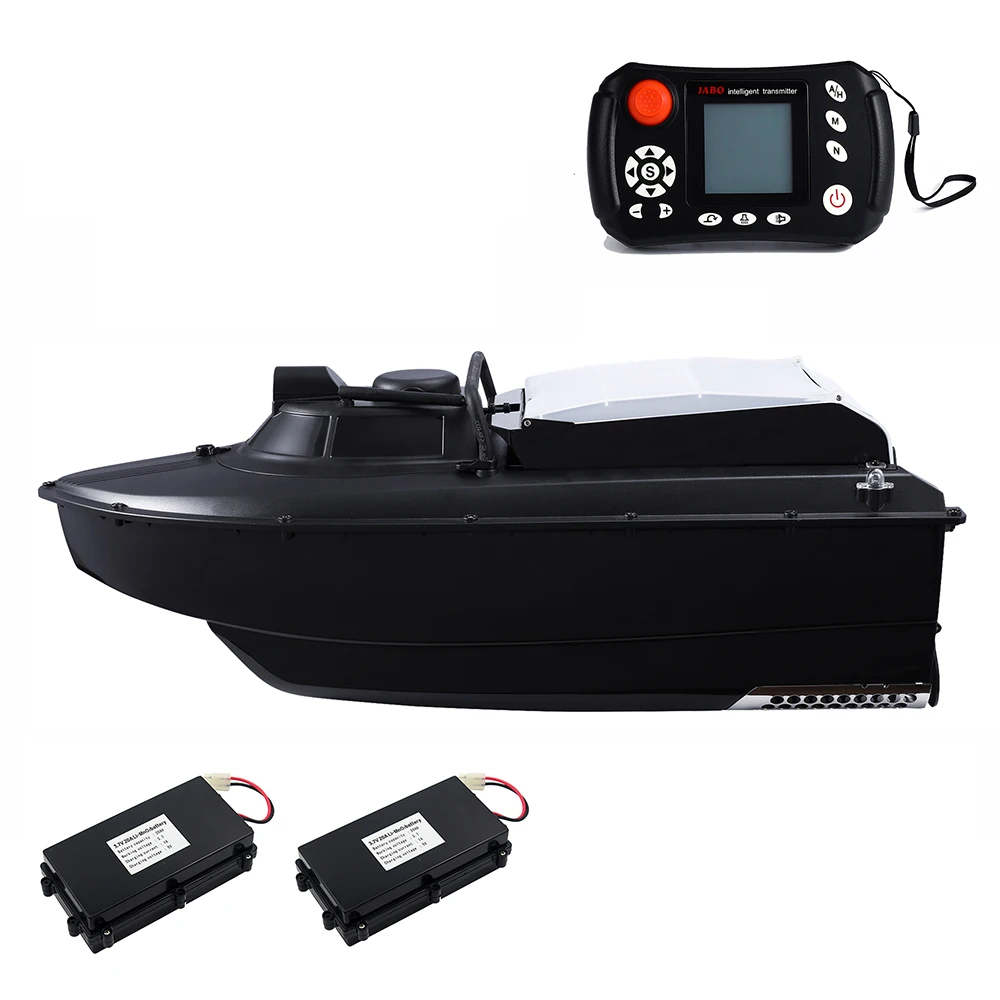 

JABO bait boat 2CG-20A*2 Black GPS Auto Navigation Fish Finder Bait Auto baiting robot