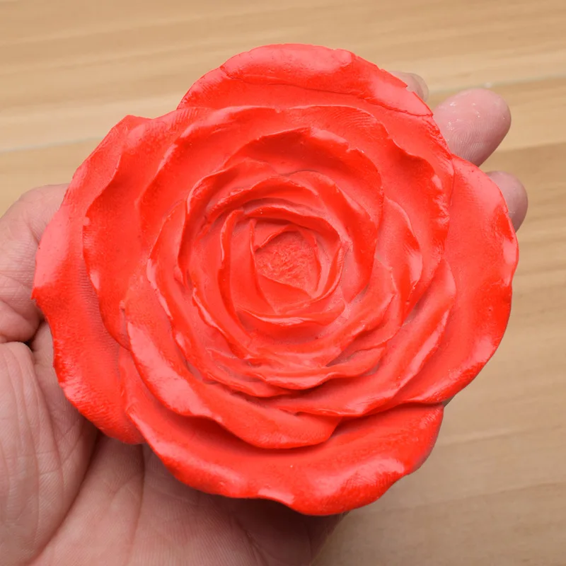 3D Rose Flower Silicone Fondant Cake Mold  Plant Chocolate DIY Baking Mould US