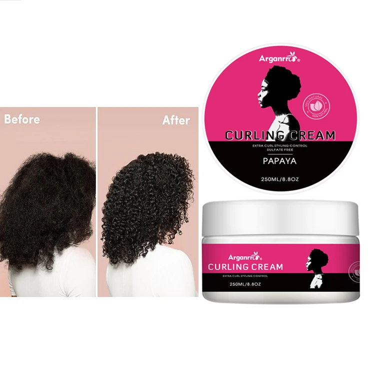 

3% Discount Keep 4C Curls Kinkly Hair Moisturized And Shine Shea Butter Coconut Curl Cream For Curly Hair Private Label