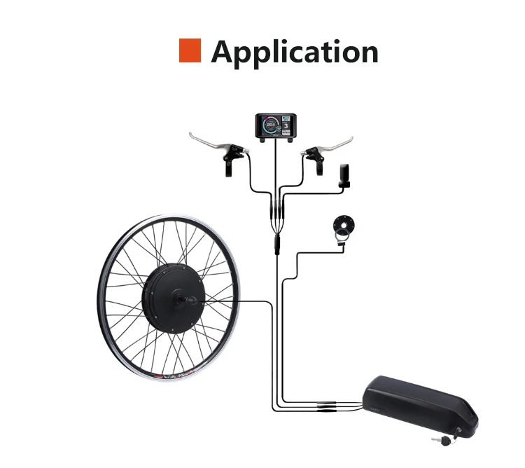 Ncyclebike Powerful Qs V3 72v 5000w Rear Wheel Motor Electric Bike