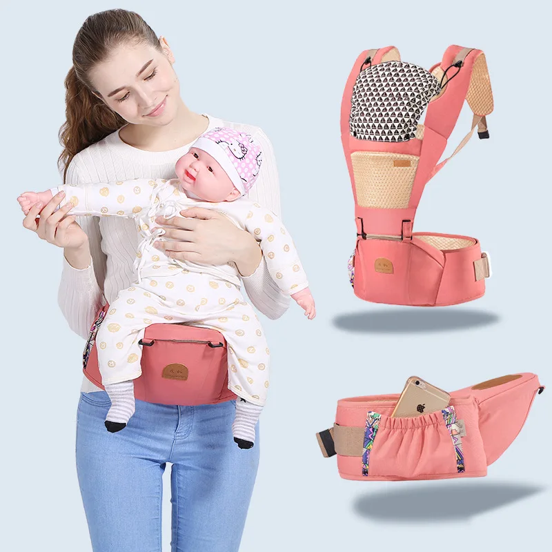 

Advanced Baby Carriers Face-in And Face-out Front And Back Carry For Newborns And Older Babies, Pink/brick red/dark brown/camouflage