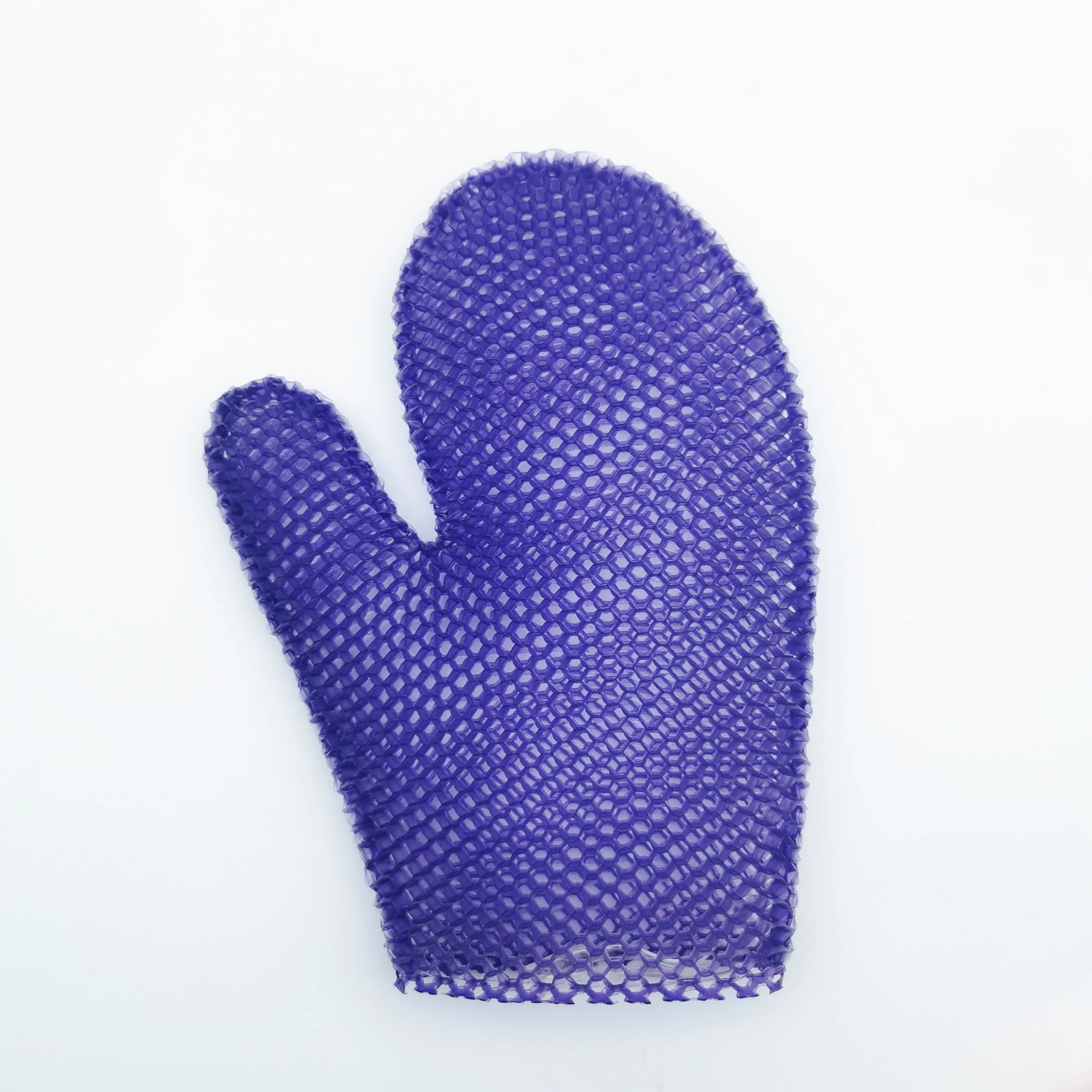 

Amazon Hot selling Firm Texture Spa and Shower Loofah Exfoliating Honeycomb Face and Body Scrubber Bath Mitt Scrub Gloves