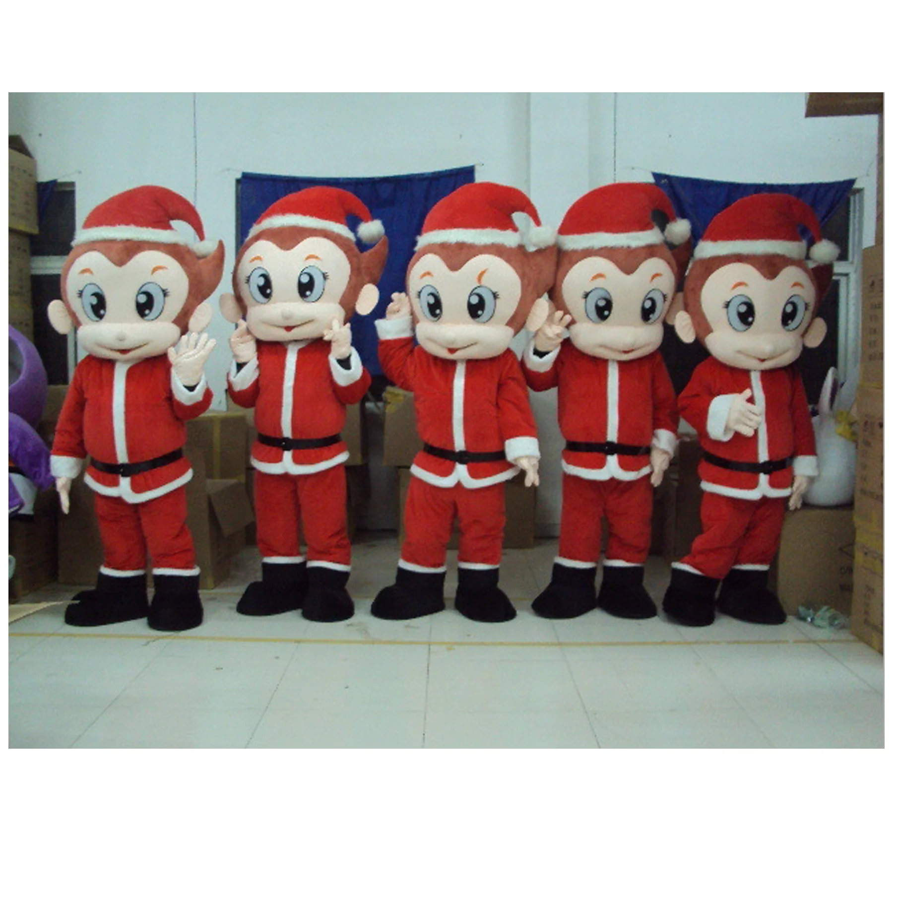 

Free Shipping! Festival Fancy Dress Adult Christmas Monkey Mascot Costume Supplier