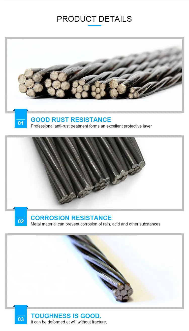 High Strength Steel Stranded Wire 3mm 30ang Stranded Steel Wire - Buy ...