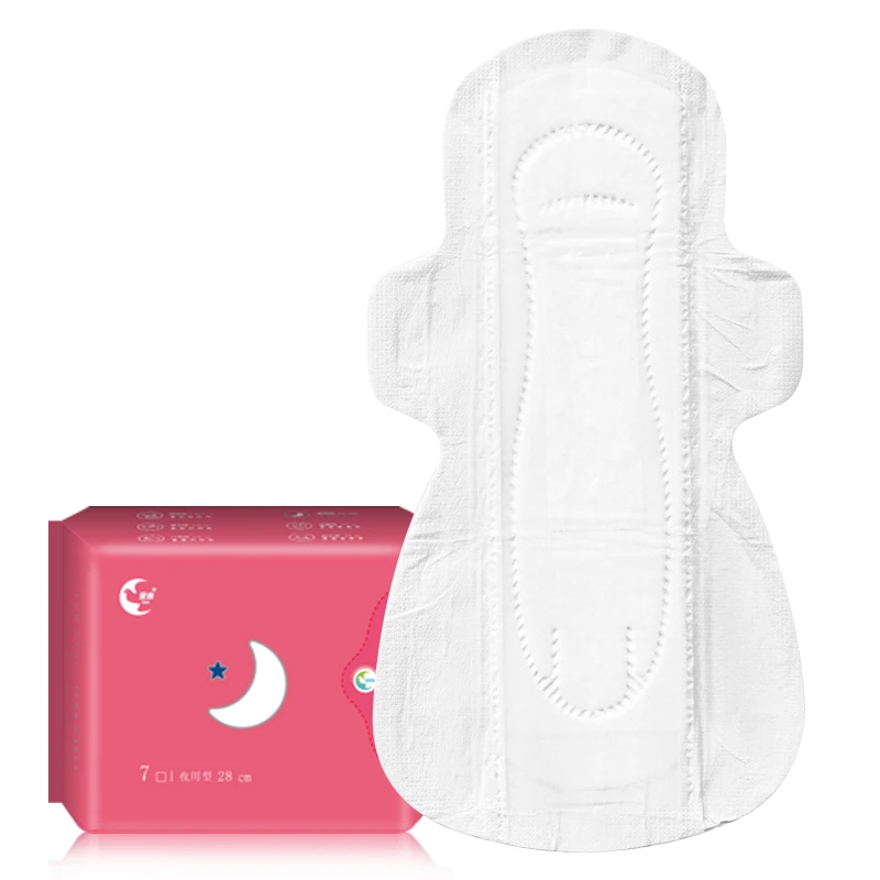 

night use disposable sanitary napkins 280mm overnight pads