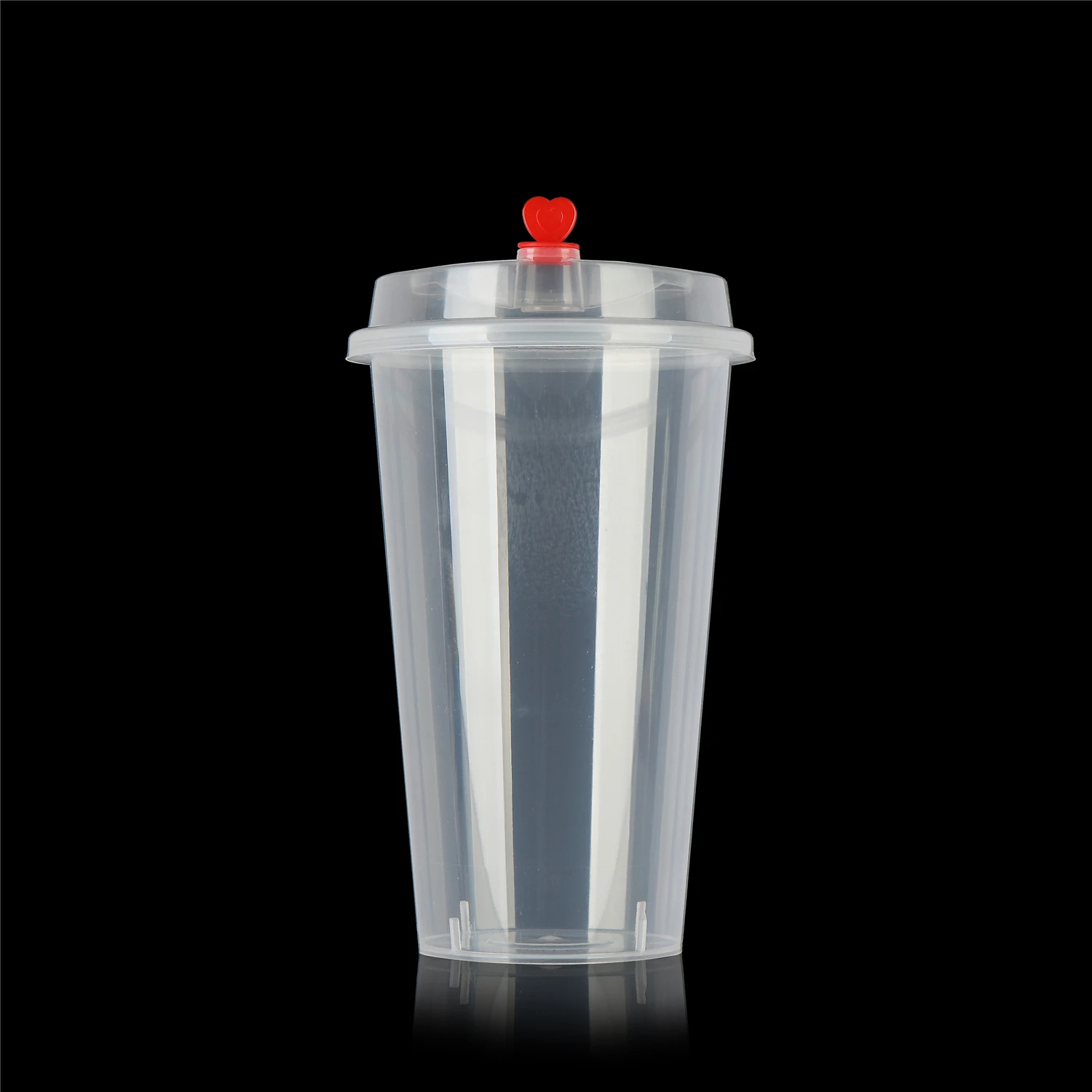 

500ml Milkshake cups wholesale gobelets plastique transparent hard pp reusable bubble tea cup