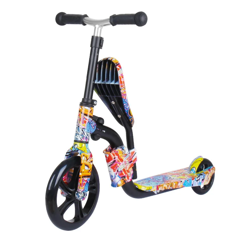 

Balance Bike 2 In 1 scooters for kids 8 years and up girls Adjustable Height Folding Kick Scooter, Customized