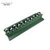 Zinc plated free steel wheel conveyor with stagger style for live storage systems, transport and conveying