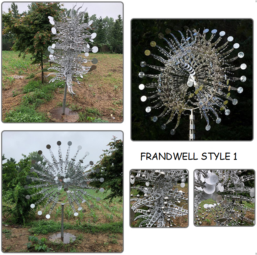Hot Sale Moving Wind Sculpture Light Sculpture Wind