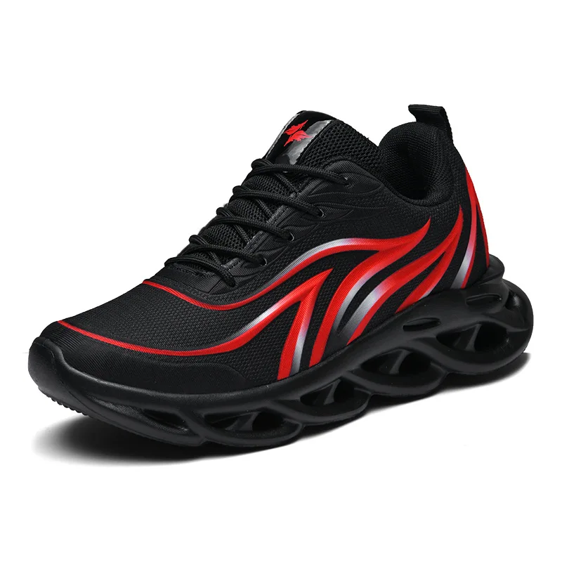 

Comfortable Fashion Flymesh Sport Mens Black Casual Shoes For Sale