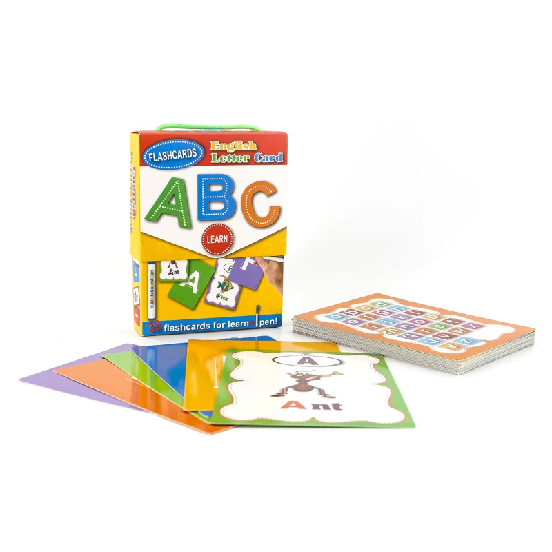 

2021 Learning Cards With Rings Custom Paper Learning Card Desk Flash Printing Educational Flash Cards, Custom color accepted