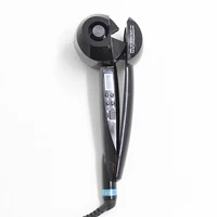 

Electric automatic rotating waves iron wand magic hair curler with lcd