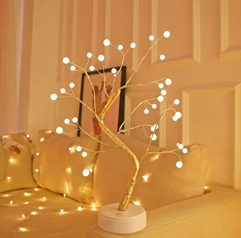 Artificial Light Tree Lamp LED Tabletop Bonsai Tree Light Decor Night Light Gift 