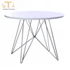 Round 80cm modern master design cafe tables industrial dinning table metal base