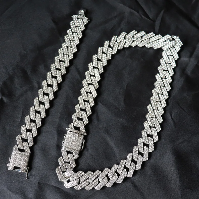 

Width 20mm Good quality Cuban Women Link Chain Cuban Link Chain Thick Anklet Cuban Link Chains And Bracelets