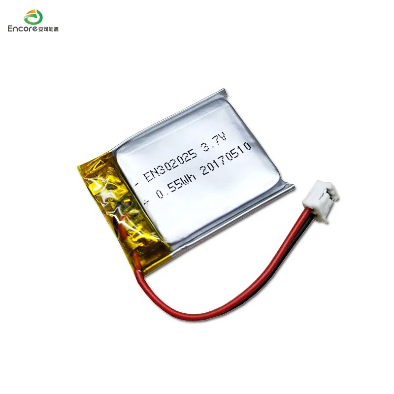 Battery Models Customized 302025 China Supplier 3mm Thickness 3.7 Volt Li-polymer Rechargeable battery / 3.7V 110mAh Lipo