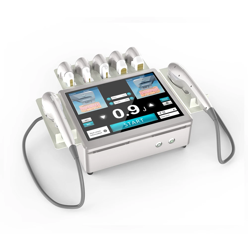 

Dual Handle 7D HIFU Ultrasound Focused Anti-aging Face Lifting Non Invasive Body Shaping HIFU Machine