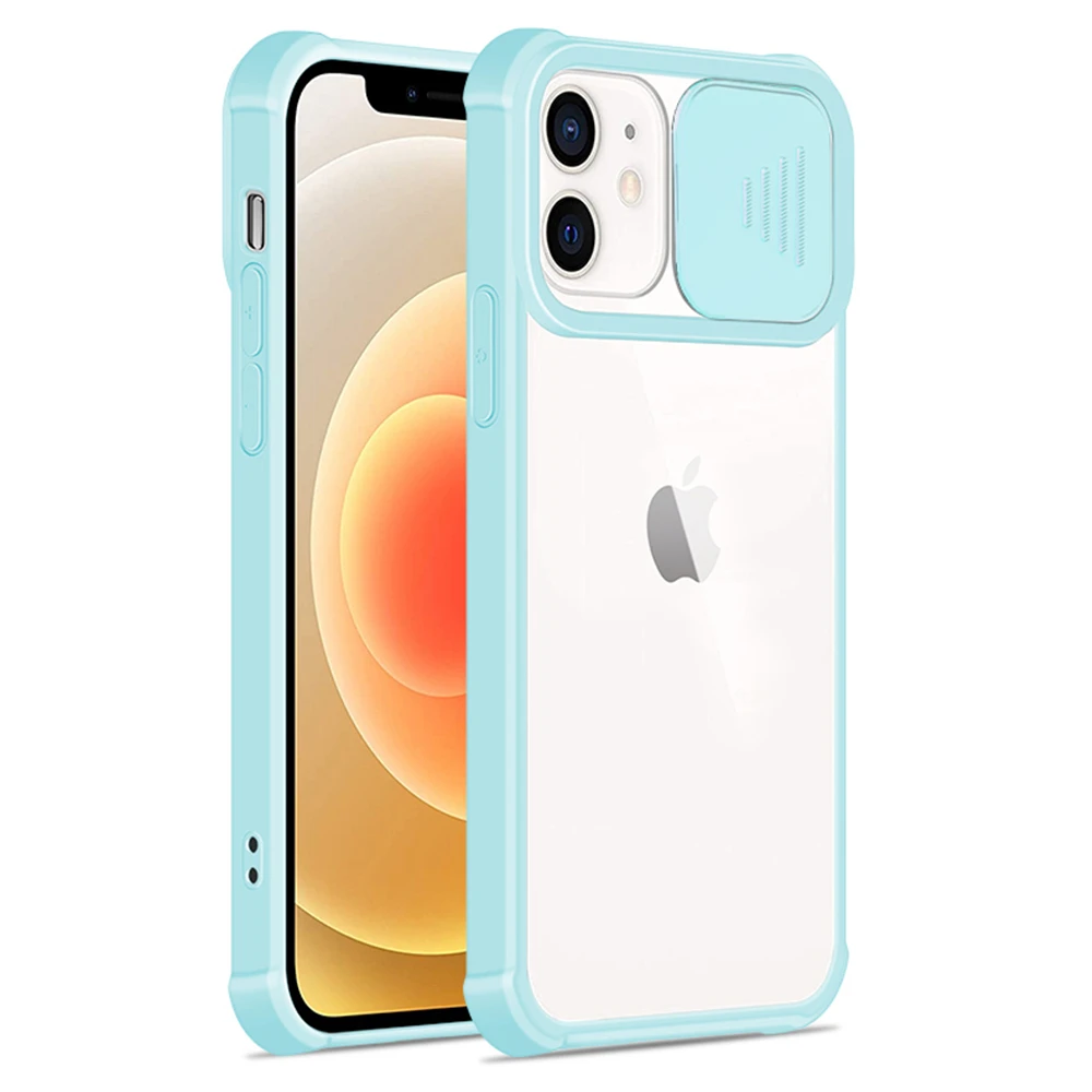 

Clear PC TPU window cases for iphone 11 12 pro max camera protect Cover Cell Phone Case for iPhone Xs max Case, Transparent color