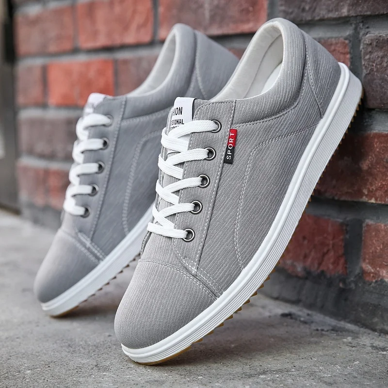 

2022 new men's canvas shoes men's simple and versatile Korean trend sports shoes