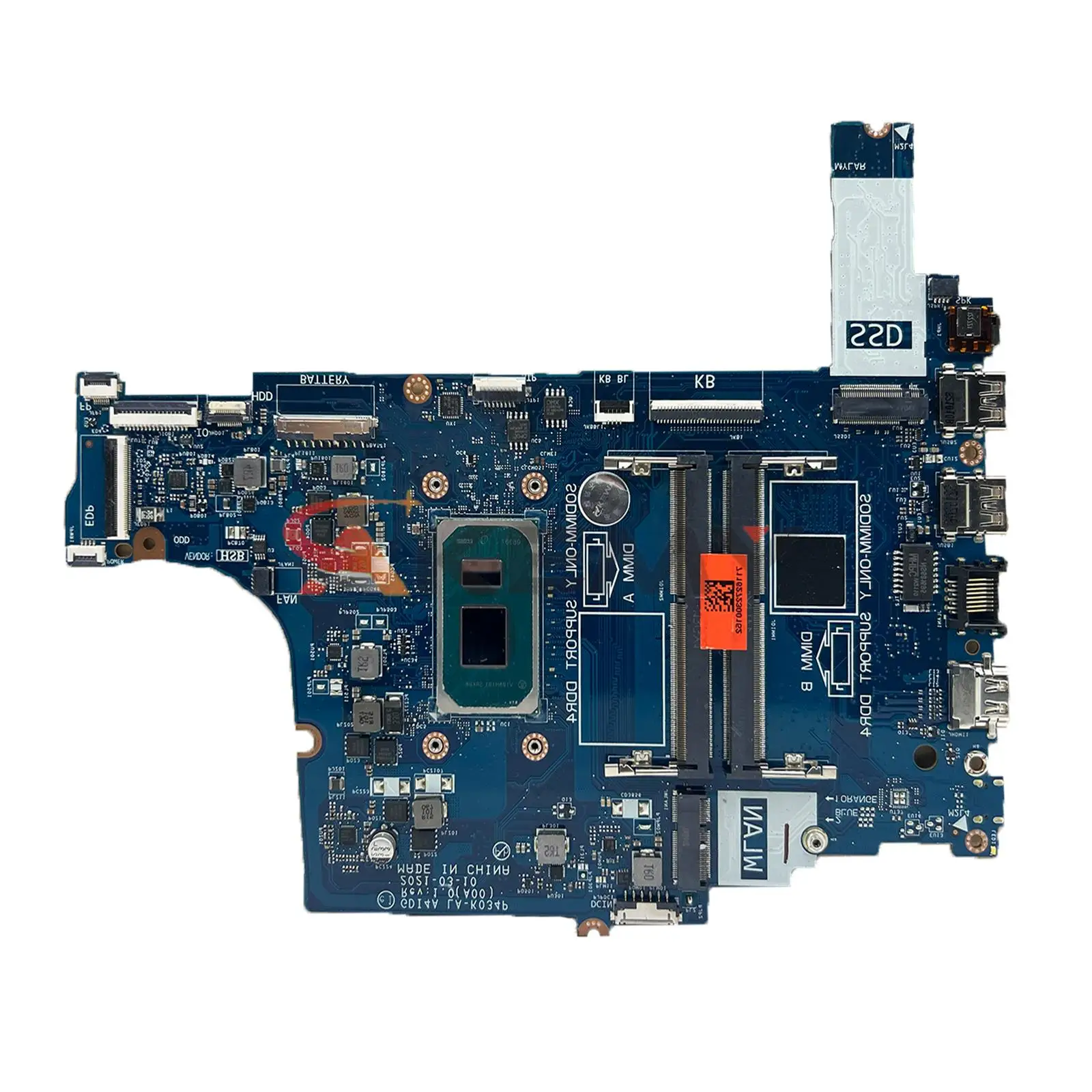 

LA-K034P For Dell Vostro 3500 3501 Laptop Motherboard With i3-1115G4 I5-1135G7 I7-1165G7 CPU 100% Test OK