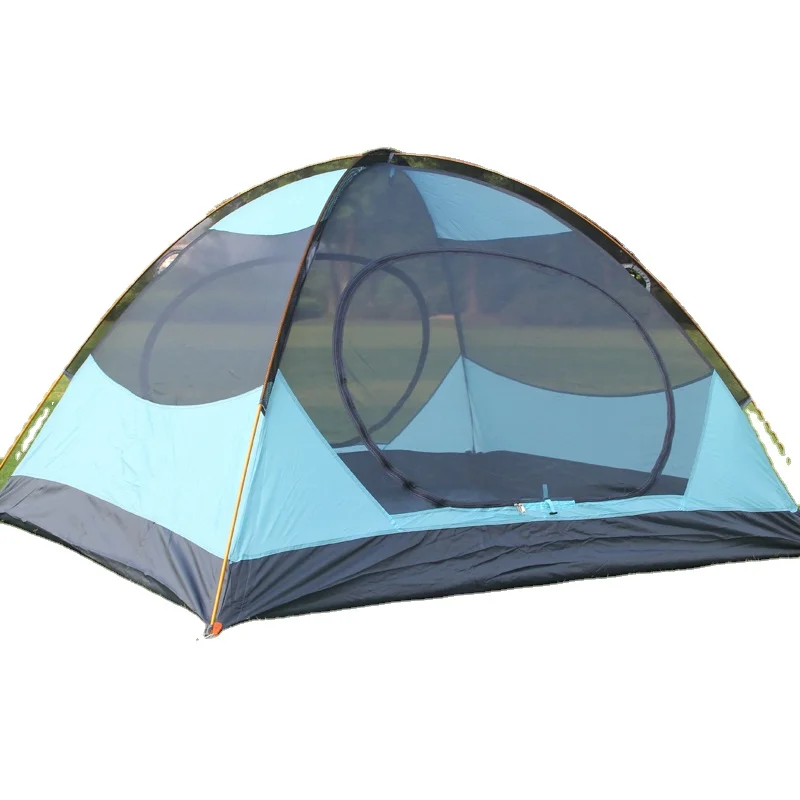 

Manufacturer sale Ultralight manual aluminum pole outdoor camping tent waterproof sunshade for 3-4 person camping equipment