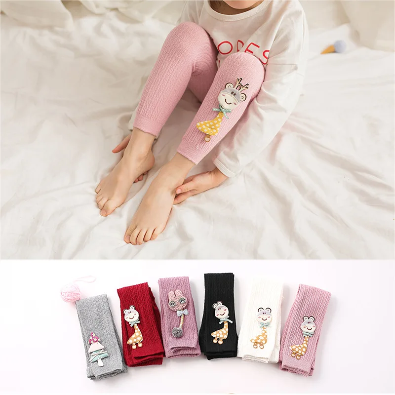 

Baby Autumn Winter Pantyhose for Girl Baby Toddler Kid Stockings with Doll Cotton Warm Tights for Toddler Tight 0-5Y, 6 colors