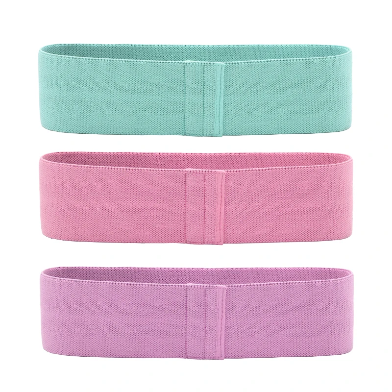 

wholesaler Custom Logo Yoga home Gym Exercise Booty Hip Fabric Resistance Bands, 3 colors