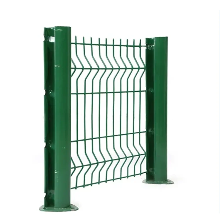 

3D Bending Welded PVC Coated Steel Wire Mesh Curved Fence Panels, Customized color