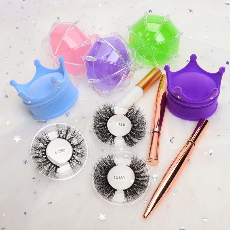 

Luxury mink lashes 25mm wholesale lashes 3d mink wispy eyelashes handmade full strips eyelashes, Black