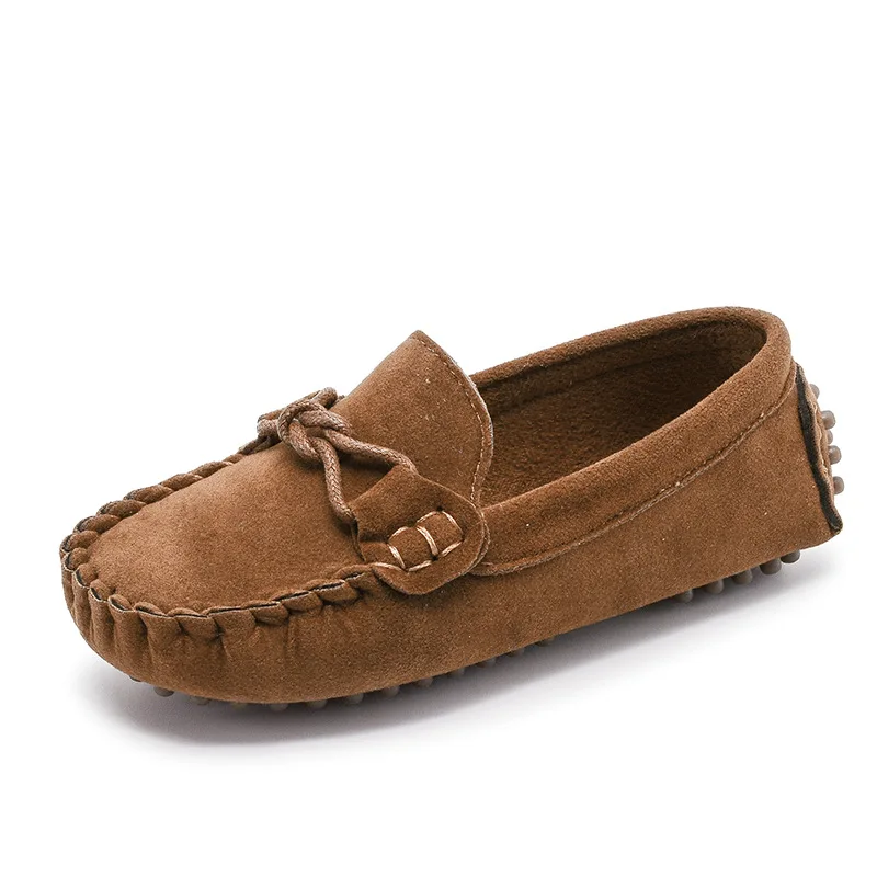 

New arrival classic style children casual boat kids shoes, Gray/blue/brown/red