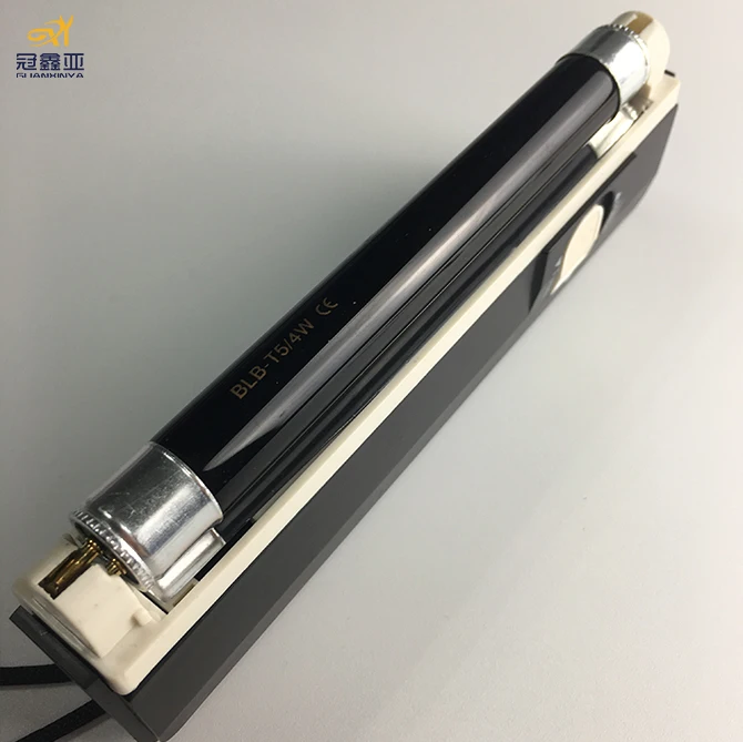 UV black light 365nm T5 fluorescent lamp and fixtures for money detector