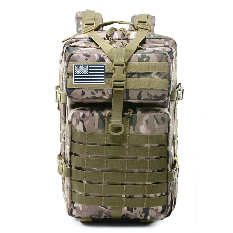 

LUPU 45L Built-up molle and 900D Oxford waterproof Outdoor Tactical Backpack, Customized