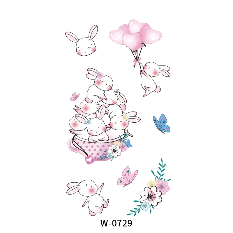 

Custom Waterproof Women Men Kids Temporary Ink Tattoo Stickers Arm 3D in Stock Semi Permanent