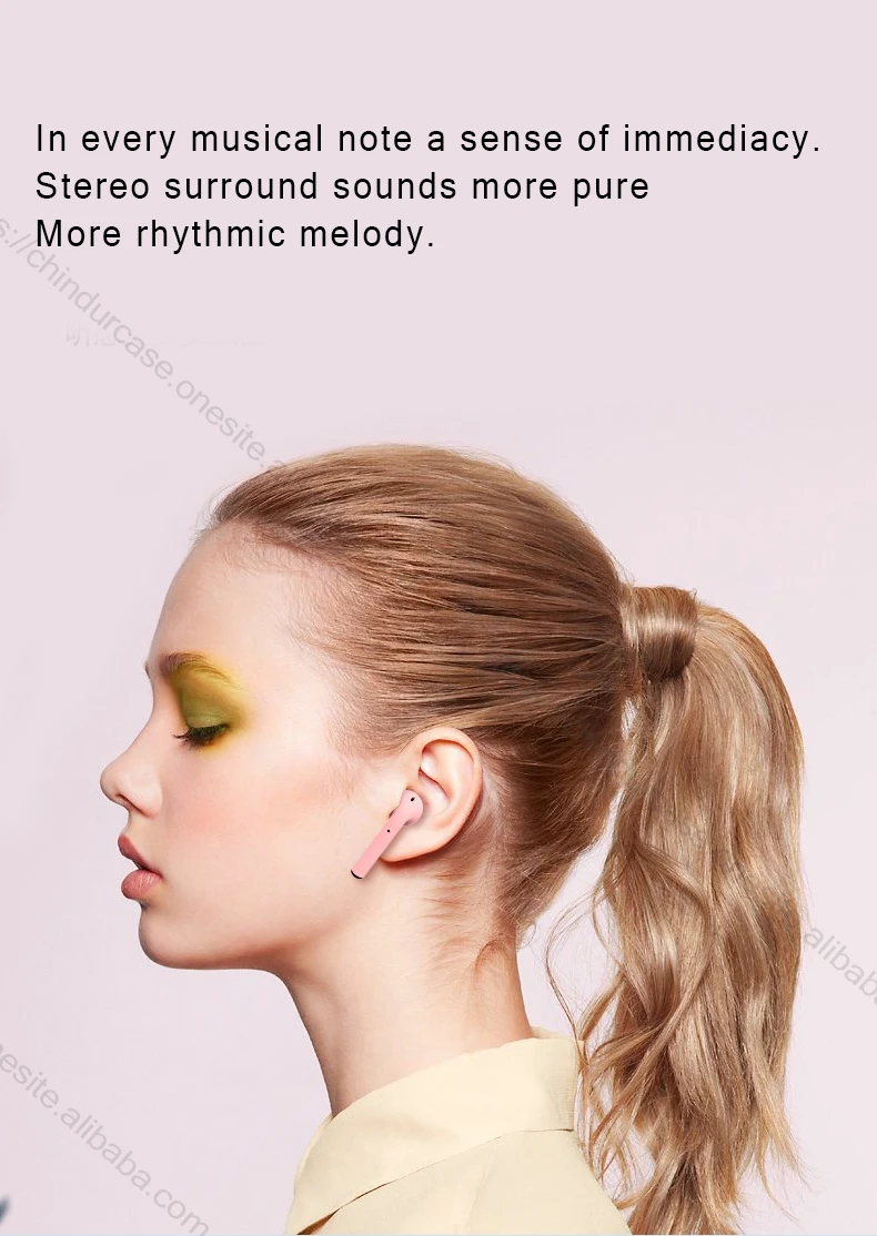 2020 Newest Original design Inpods 12 TWS V5.0 Colourful Frosted Feel Stereo True wireless Earbuds Headphone Earphone - ANKUX.COM