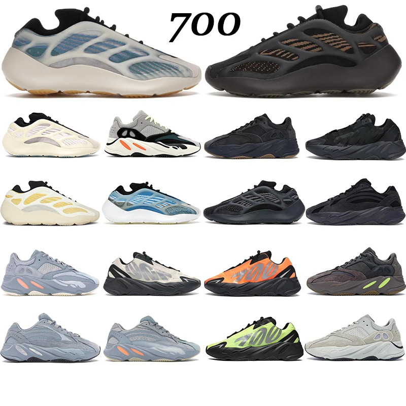 

2021 Kanye west yeezy 700 v3 Kyanite Clay Brown Cream Solid Grey women running shoes trainers mens outdoor sneakers yeezy 700