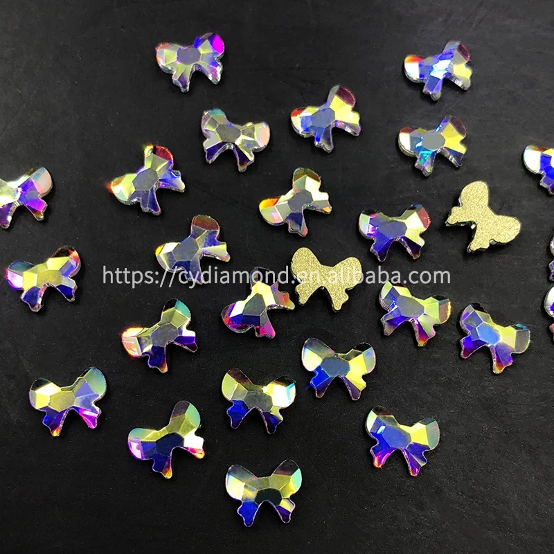 

Shapes Rhinestones Flat Back Rhinestone Butterfly Rhinestone Fancy For Nail Art