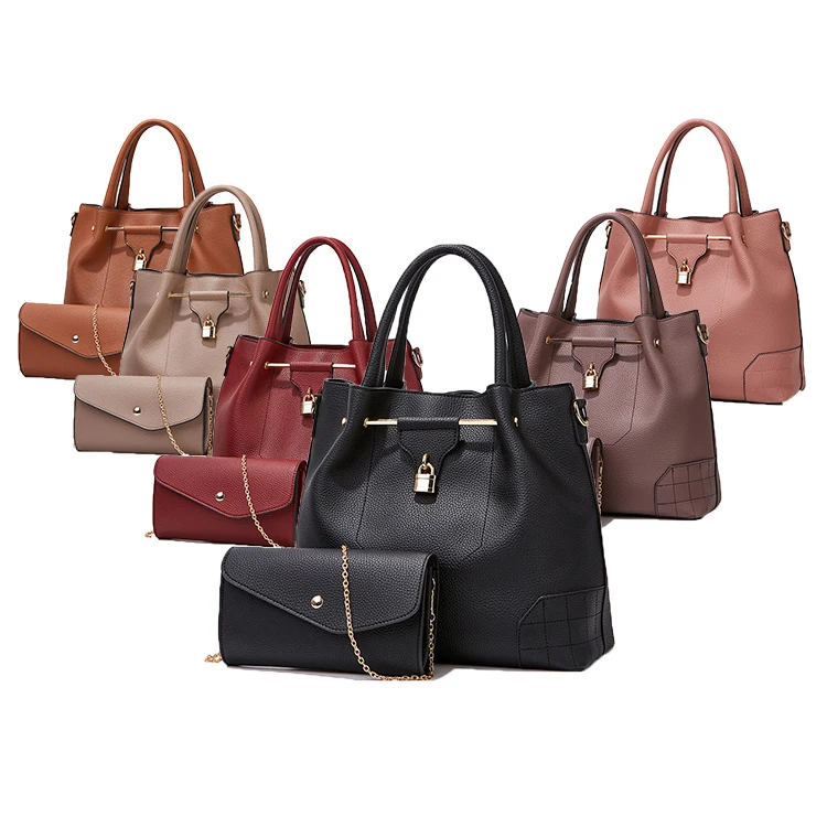 

2020 New fashion large capacity 2pcs ladies bucket bags women hand bags handbags