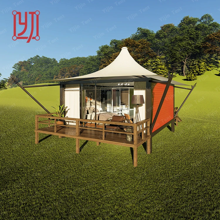 

Desert hotel safari tent luxury resort event tent in india