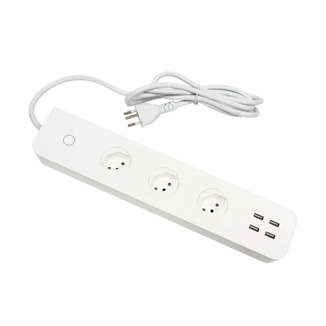 Swiss/ch Wifi Smart Power Strip 3ac 4usb Cord Extension Cable Socket ...