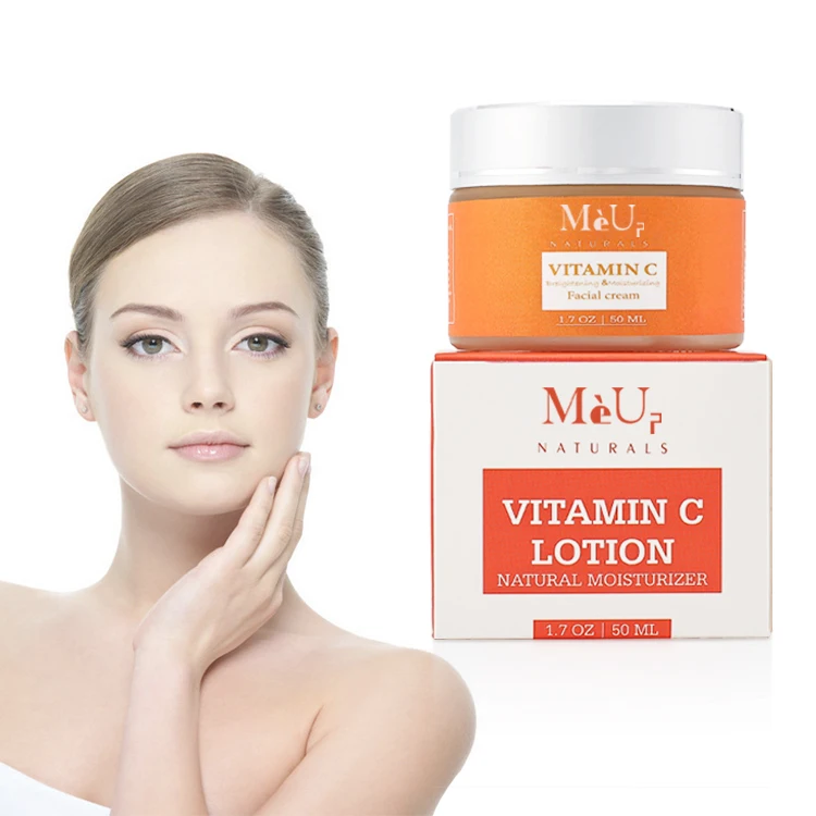 

Wholesale Korean Natural Best Anti Aging Face Lifting Lightening Moisturizing Organic Skin Whitening Vitamin C Face Cream