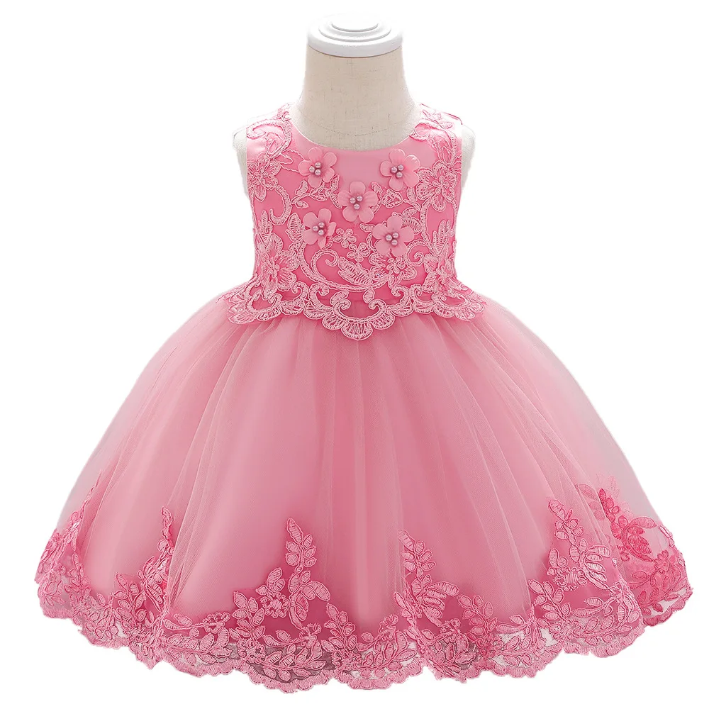 

baby dresses 12 months kids yarn pettiskirt birthday dress girls trendy clothing children ball gown dresses, As picture
