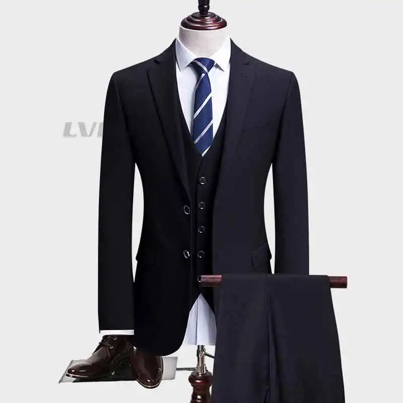 

coat pant men suit wool business suit men