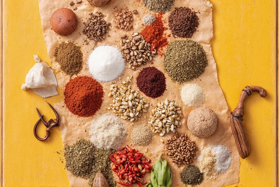 Middle Eastern spice rack