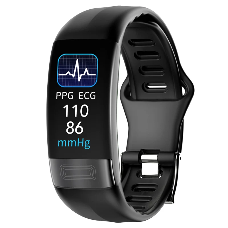 

2021 Latest Waterproof ip68 Body Temperature Test 130 mAh Li Battery Fitness Band Smart Watch