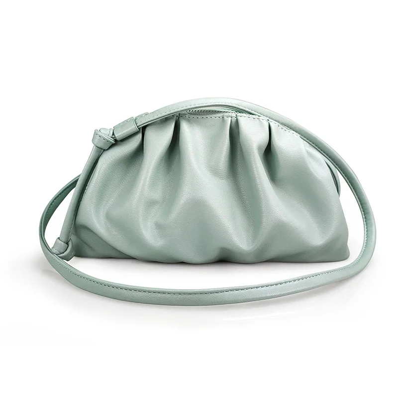

Fashion Crossbody Women Hand Bags 2021 Sage Pouch Cross Body bag Dumpling Shoulder Purses And Handbags, Green