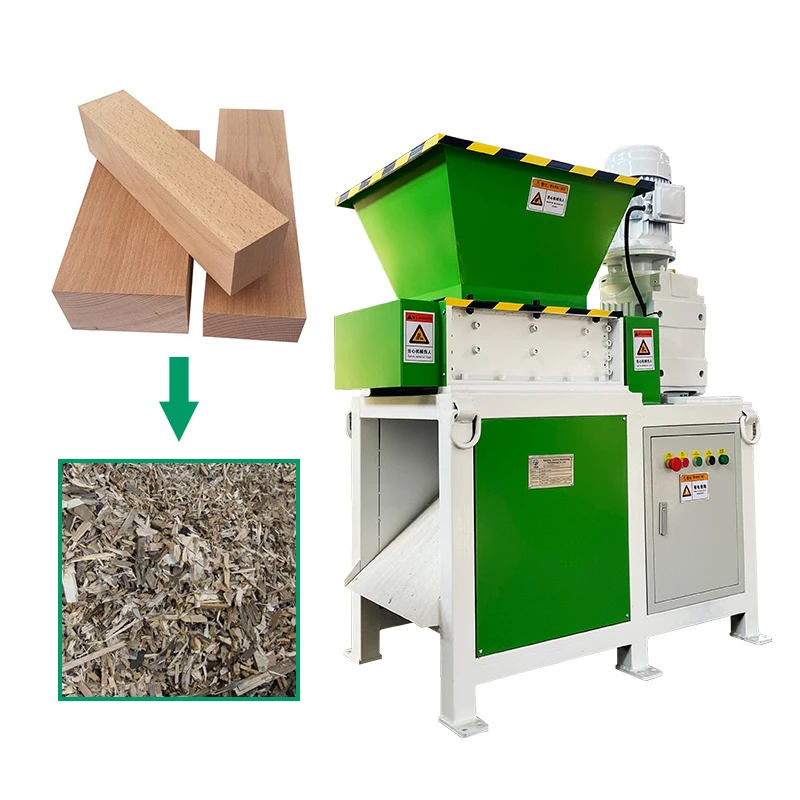 

2.2kw 2 shaft mini small shredder machine for plastic metal wood glass