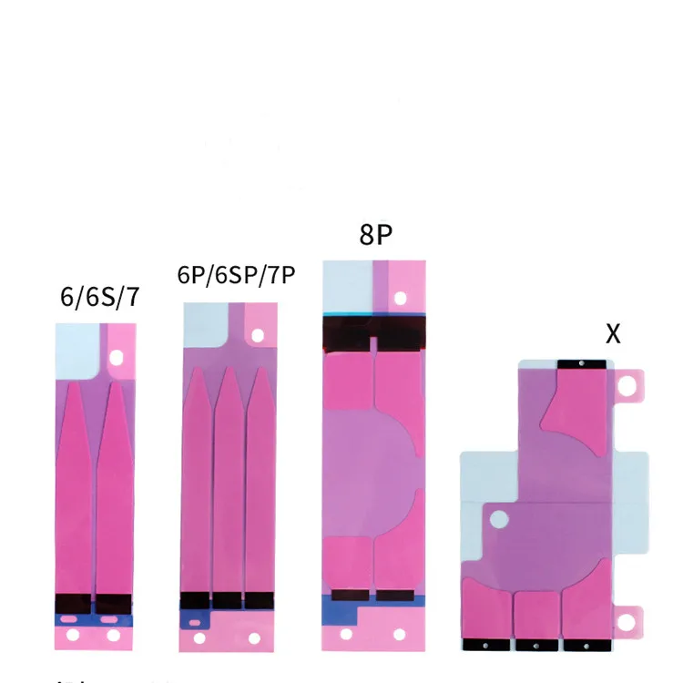 

Battery Sticker Replacement Parts Stripes Adhesive Phone Battery Sticker for iPhone 6s 7 8 Plus 11 12 13 Pro X XR XS Max