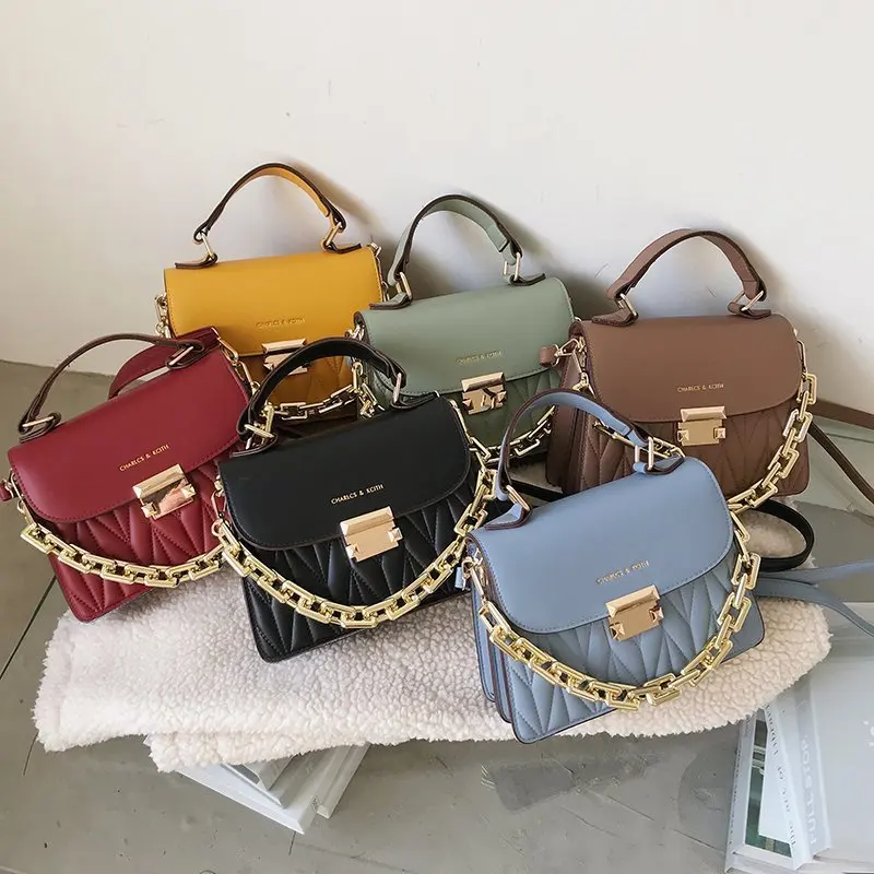 

2021 new fashion portable messenger rhombus shoulder bag
